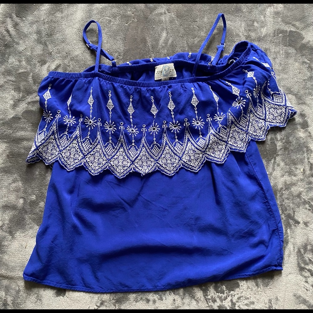 Small blue tank top